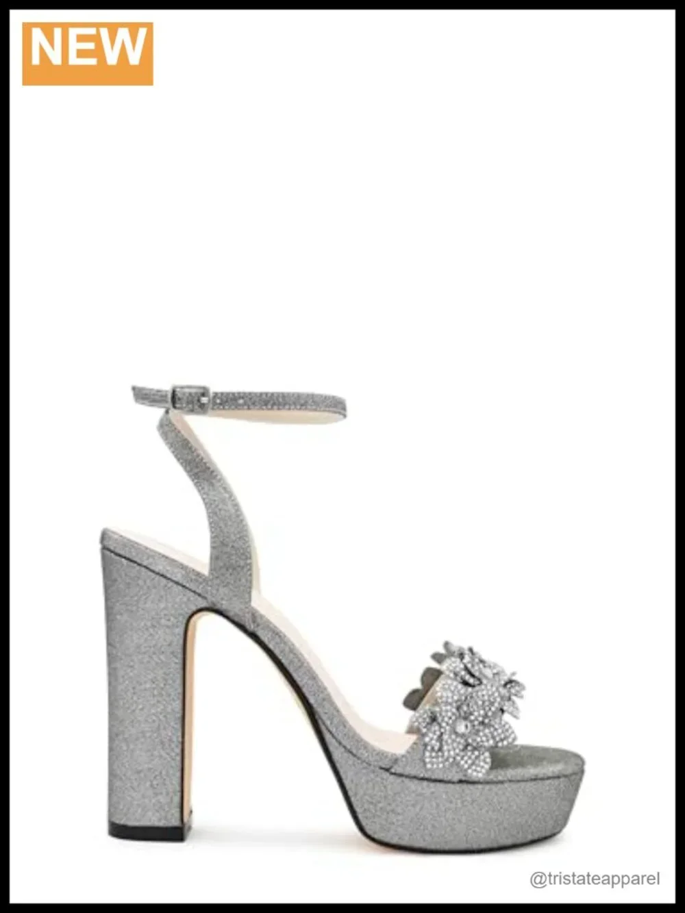 Touch Ups Women's Lily Platform Sandal with Block Heel and Ankle Strap for
